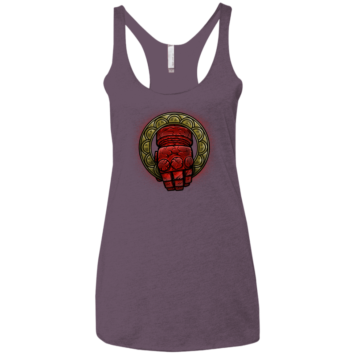 T-Shirts Vintage Purple / X-Small Doom Hand of the King Women's Triblend Racerback Tank