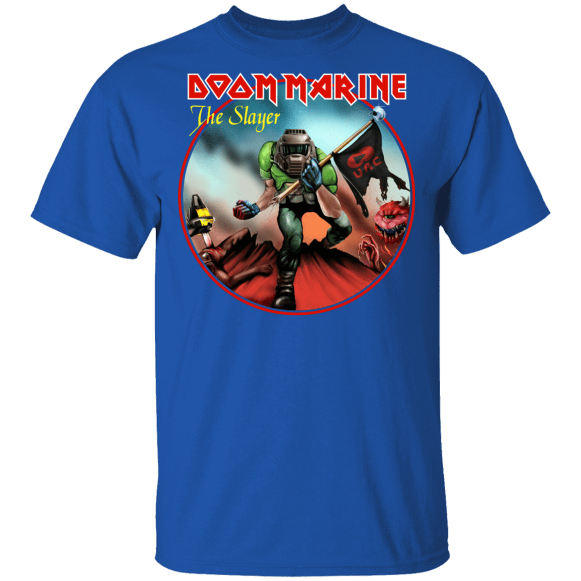 T-Shirts Royal / S Doom Marine T-Shirt