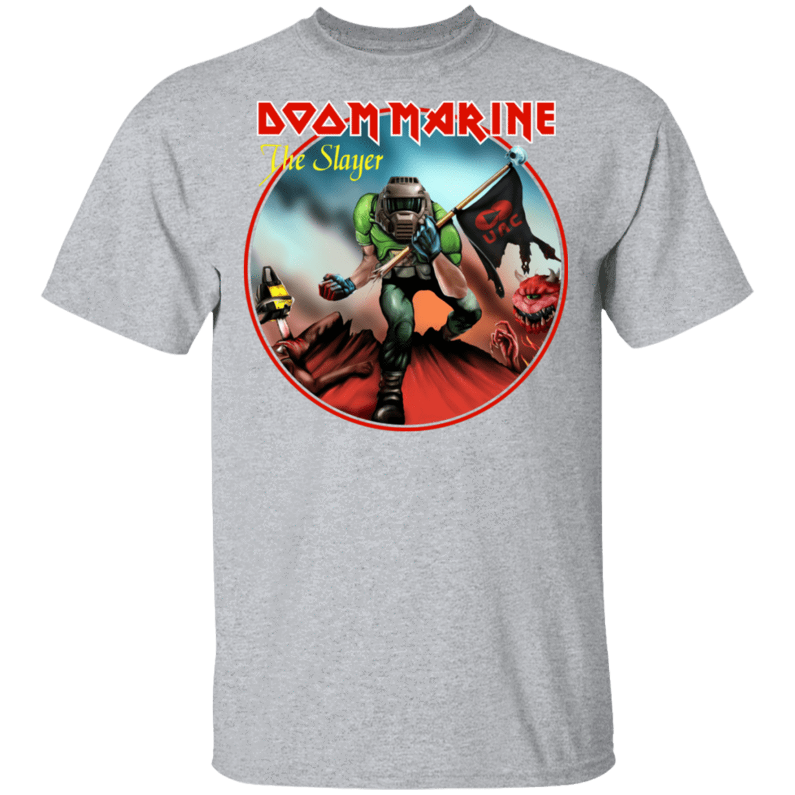 T-Shirts Sport Grey / S Doom Marine T-Shirt