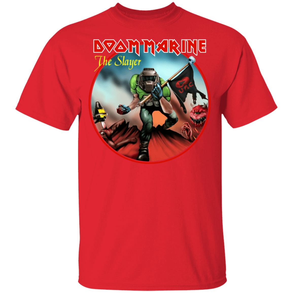 T-Shirts Red / YXS Doom Marine Youth T-Shirt