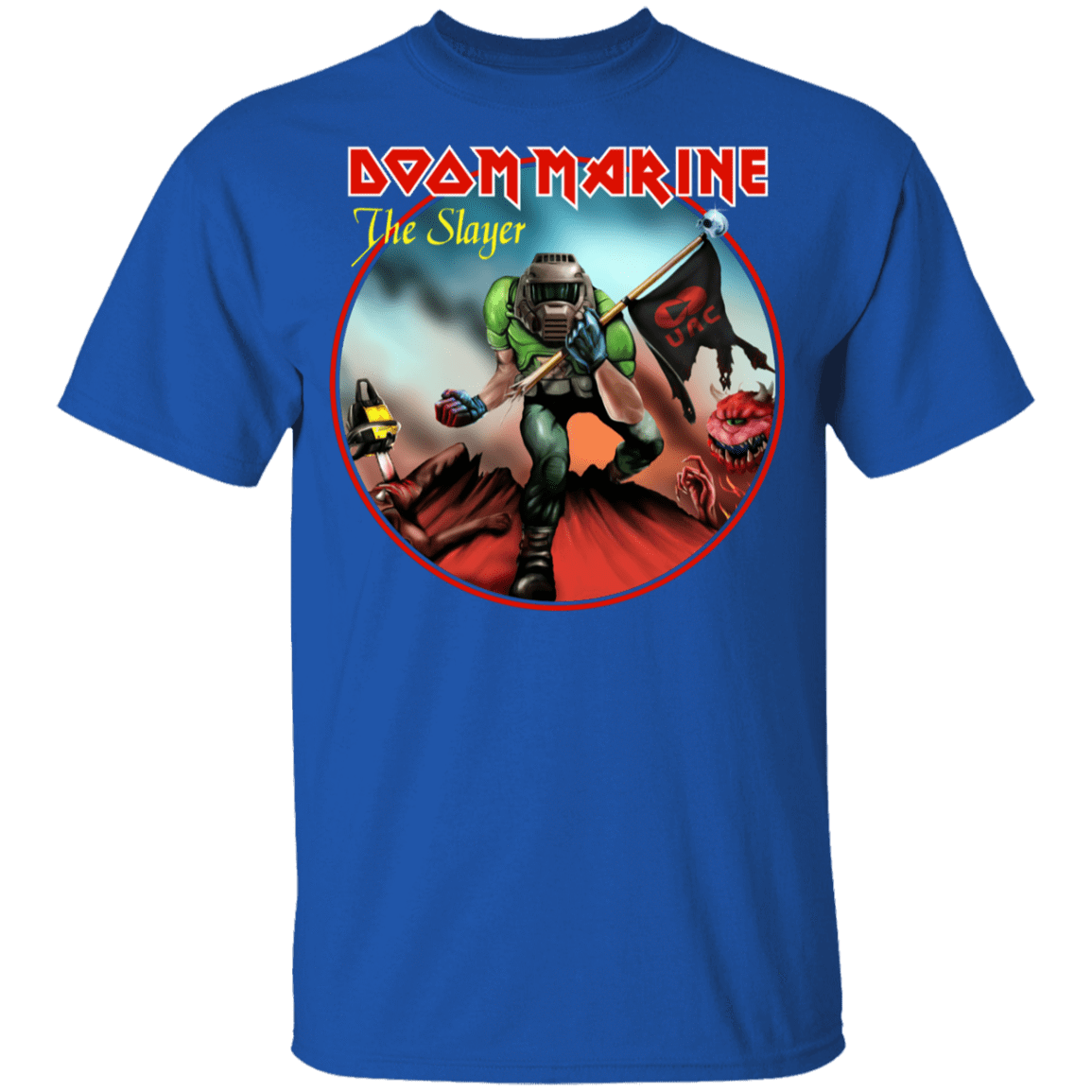 T-Shirts Royal / YXS Doom Marine Youth T-Shirt