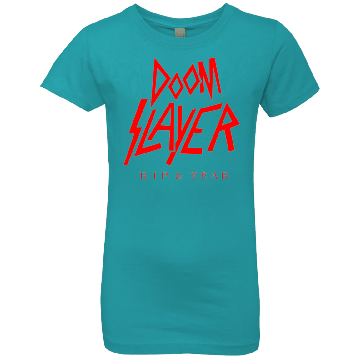 T-Shirts Tahiti Blue / YXS Doom Slayer Girls Premium T-Shirt
