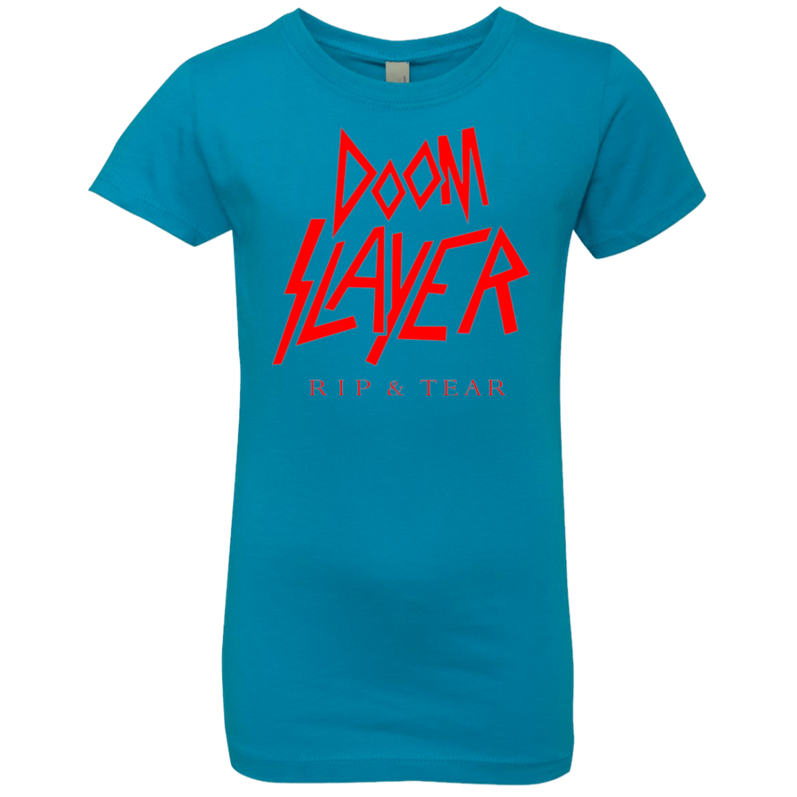 T-Shirts Turquoise / YXS Doom Slayer Girls Premium T-Shirt