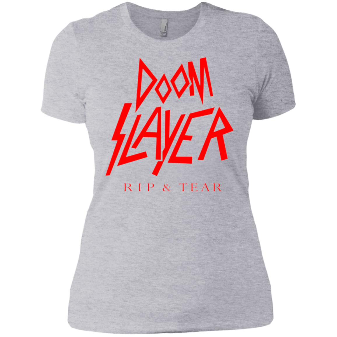 T-Shirts Heather Grey / X-Small Doom Slayer Women's Premium T-Shirt