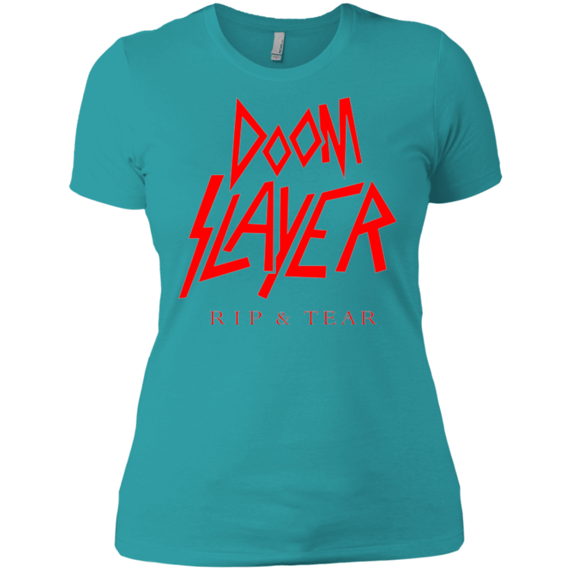 T-Shirts Tahiti Blue / X-Small Doom Slayer Women's Premium T-Shirt