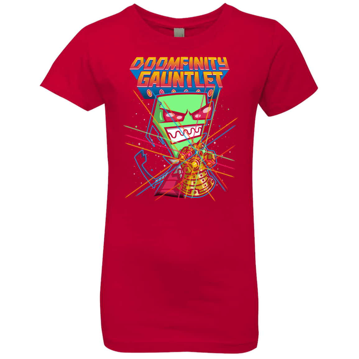 T-Shirts Red / YXS DOOMFINITY Girls Premium T-Shirt