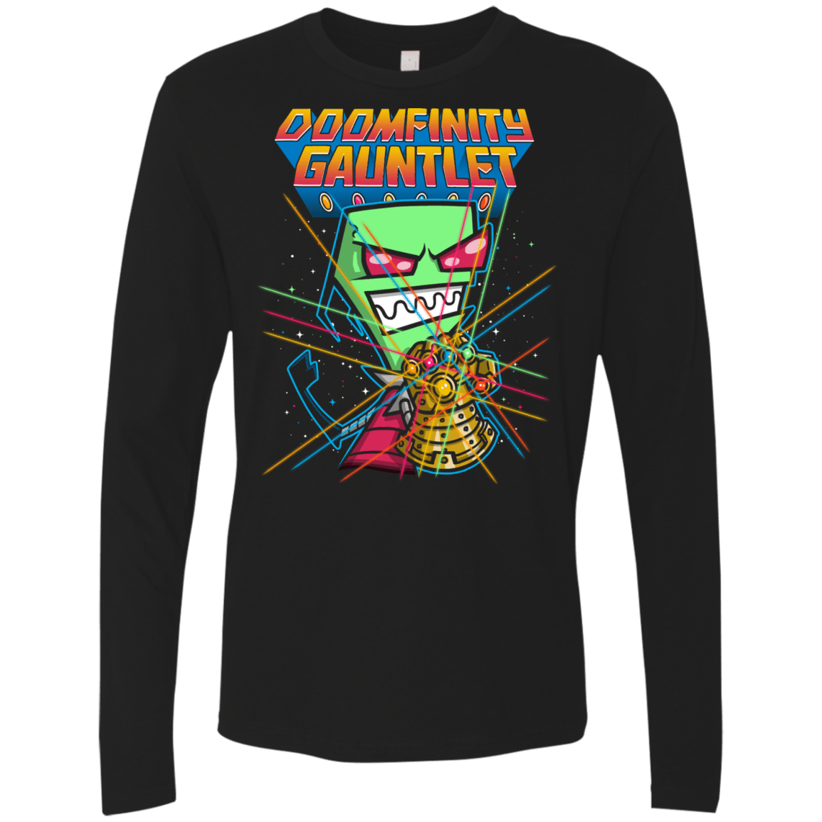 T-Shirts Black / S DOOMFINITY Men's Premium Long Sleeve