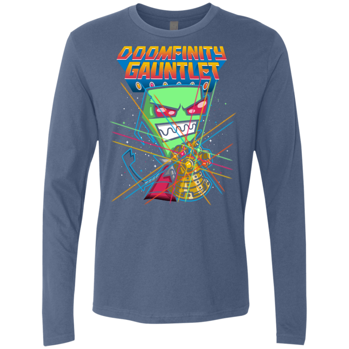 T-Shirts Indigo / S DOOMFINITY Men's Premium Long Sleeve