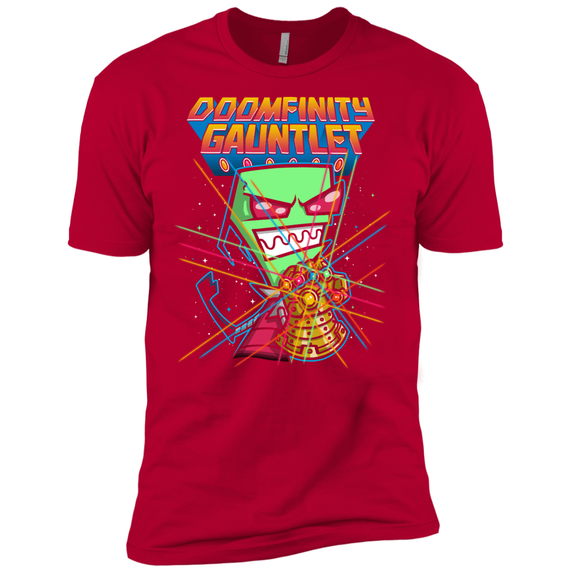 T-Shirts Red / X-Small DOOMFINITY Men's Premium T-Shirt