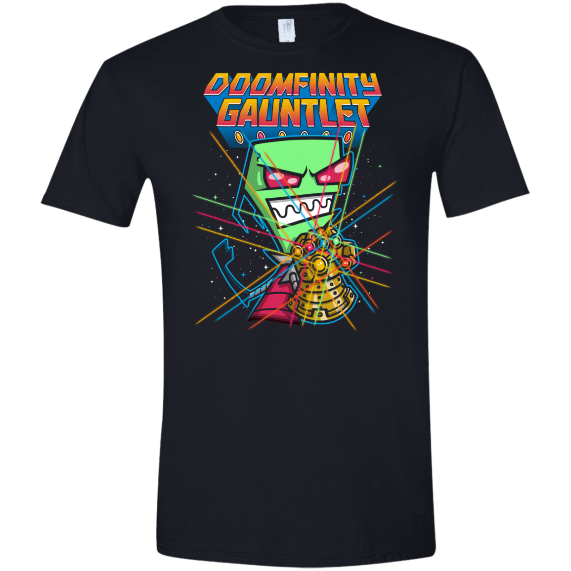 T-Shirts Black / X-Small DOOMFINITY Men's Semi-Fitted Softstyle