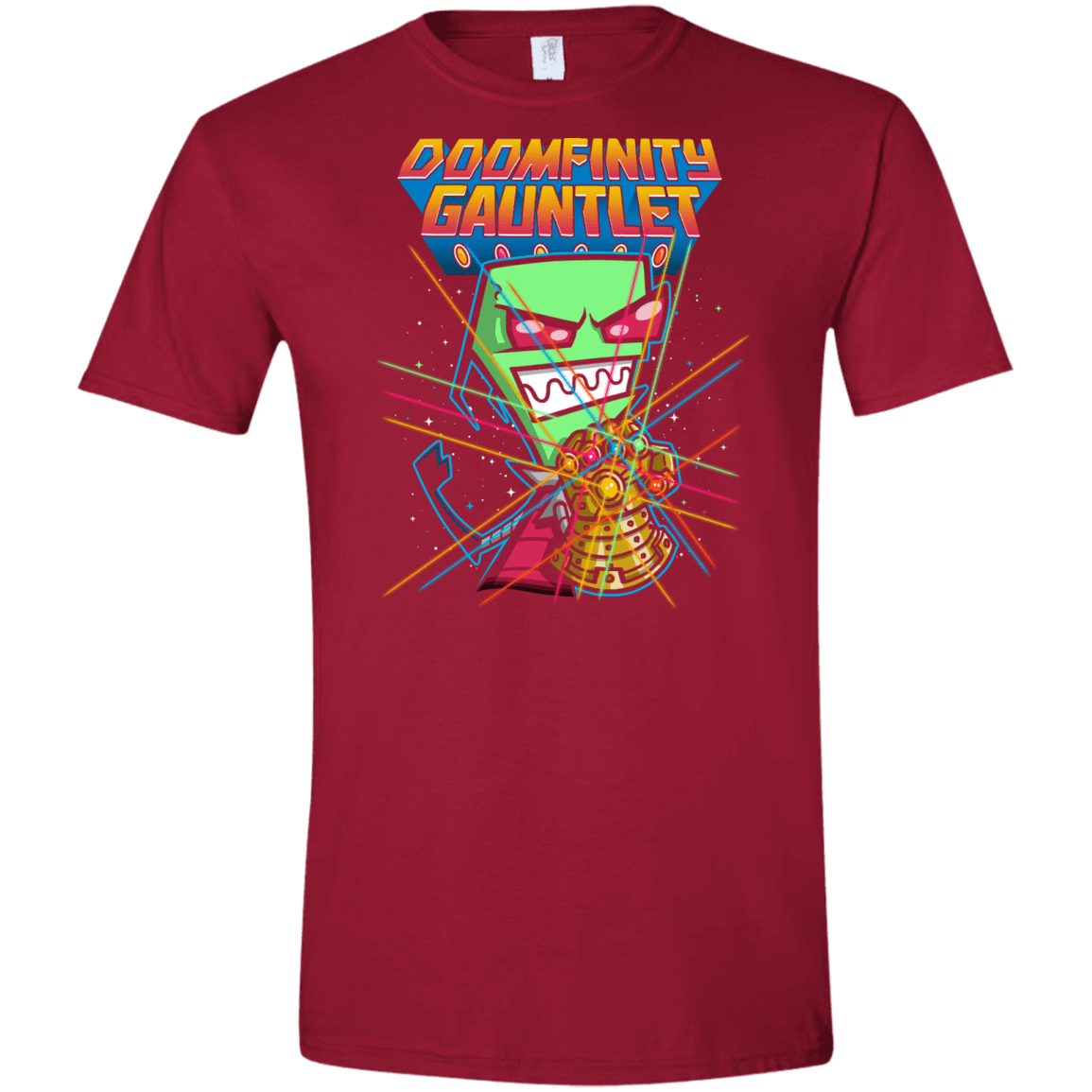 T-Shirts Cardinal Red / S DOOMFINITY Men's Semi-Fitted Softstyle