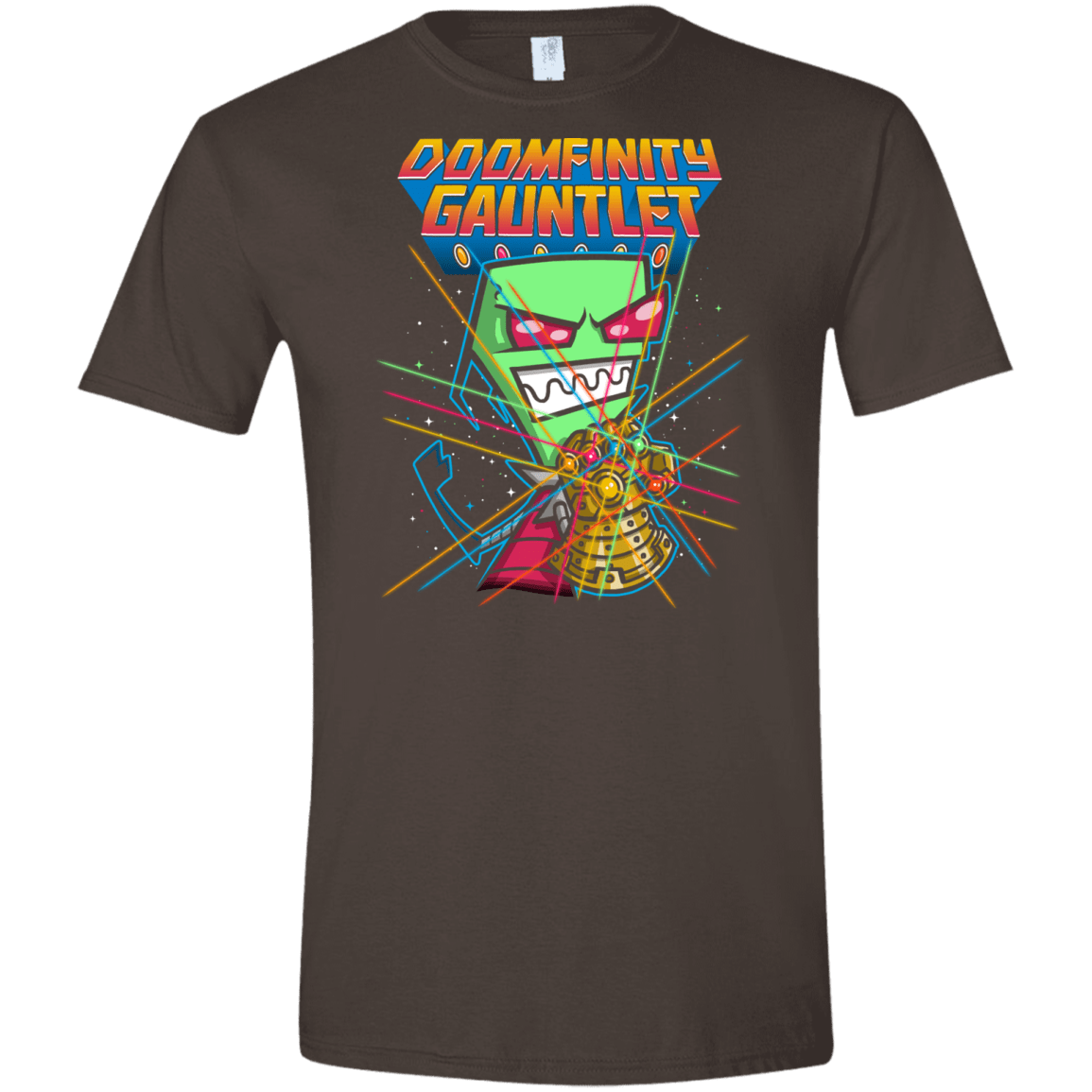 T-Shirts Dark Chocolate / S DOOMFINITY Men's Semi-Fitted Softstyle