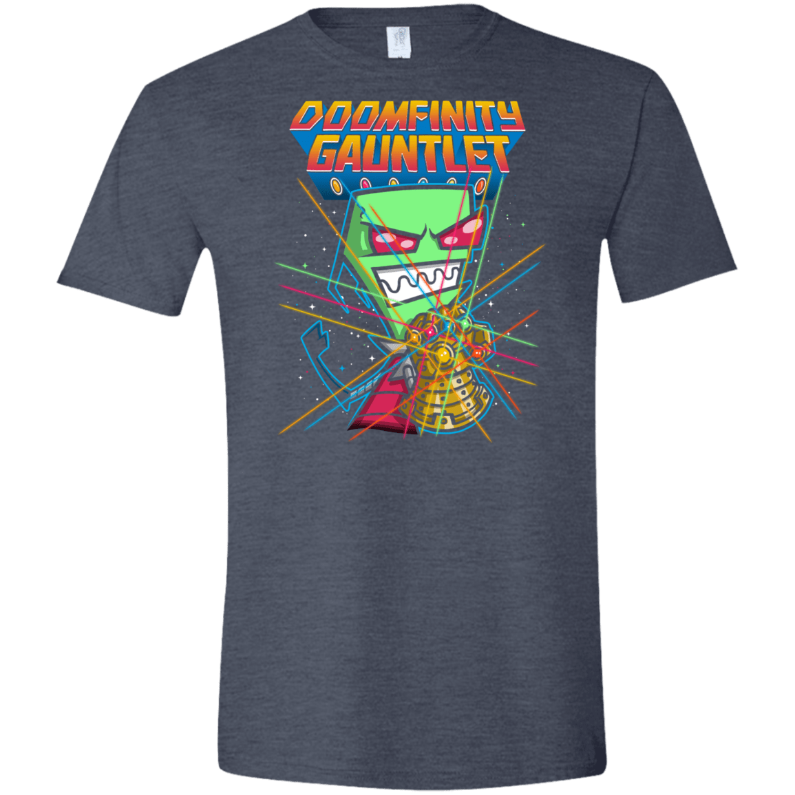 T-Shirts Heather Navy / S DOOMFINITY Men's Semi-Fitted Softstyle