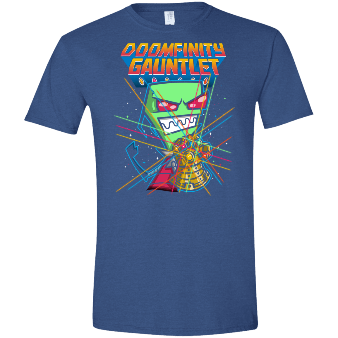 T-Shirts Heather Royal / X-Small DOOMFINITY Men's Semi-Fitted Softstyle