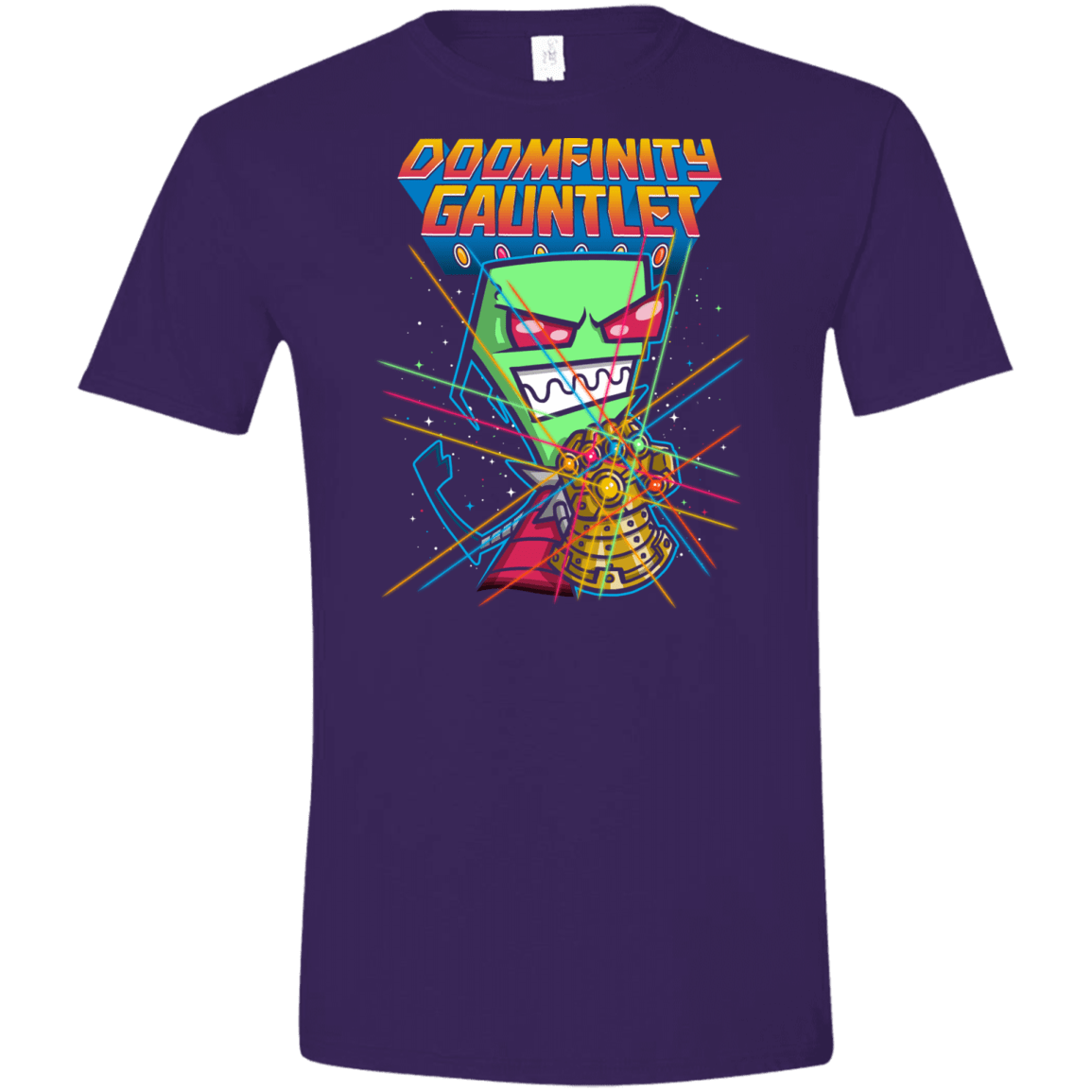 T-Shirts Purple / S DOOMFINITY Men's Semi-Fitted Softstyle