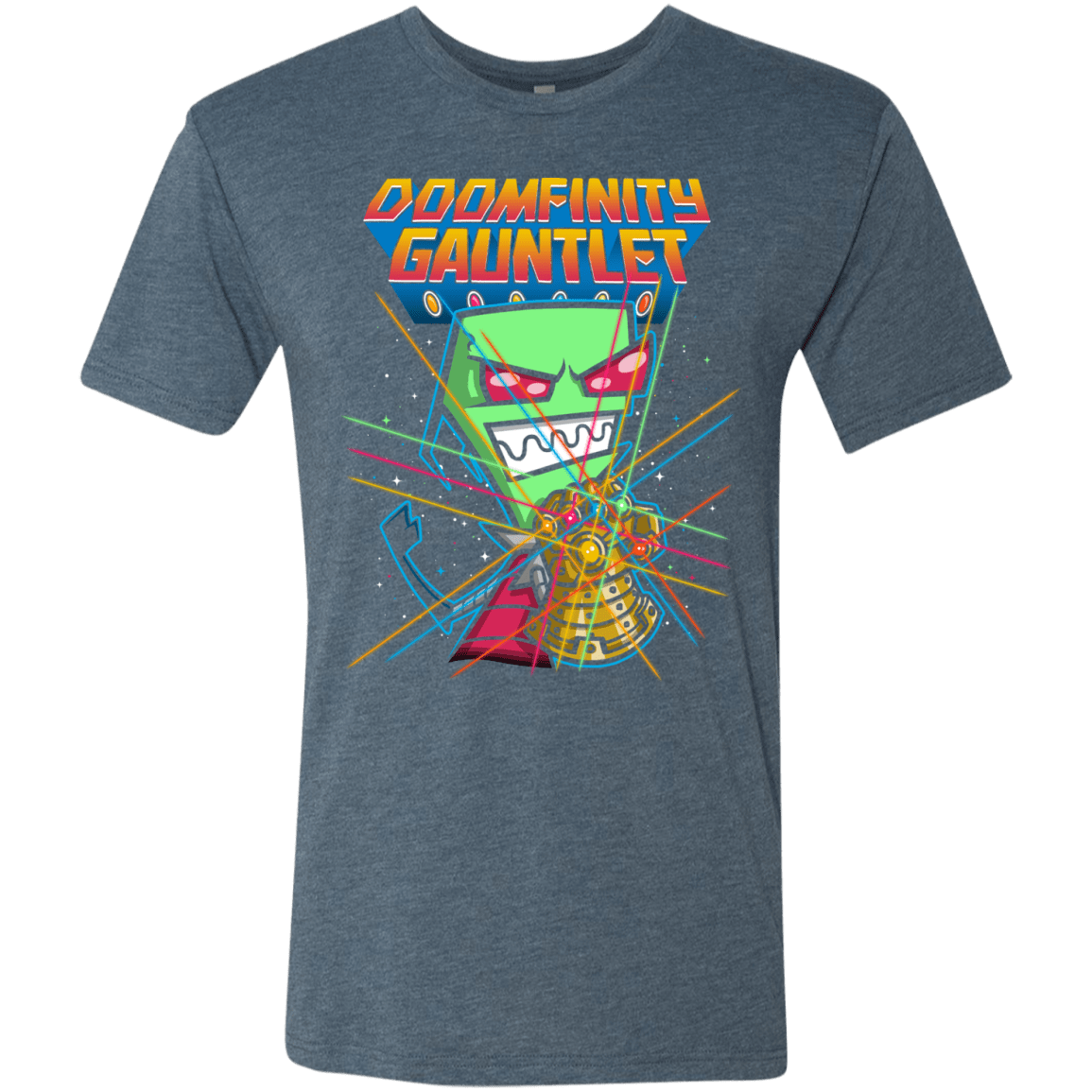 T-Shirts Indigo / S DOOMFINITY Men's Triblend T-Shirt