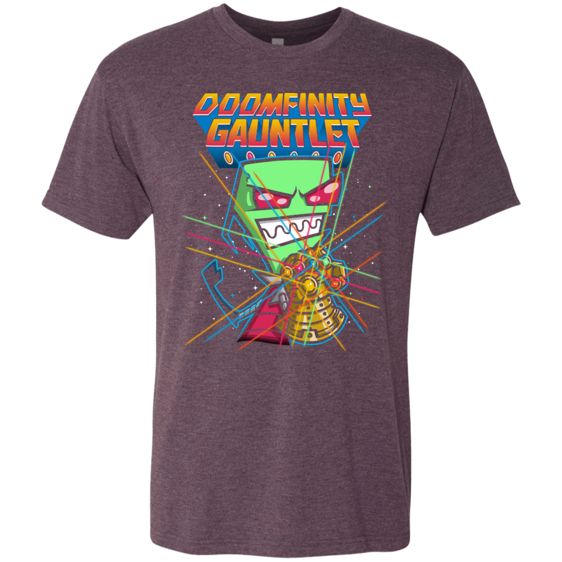 T-Shirts Vintage Purple / S DOOMFINITY Men's Triblend T-Shirt