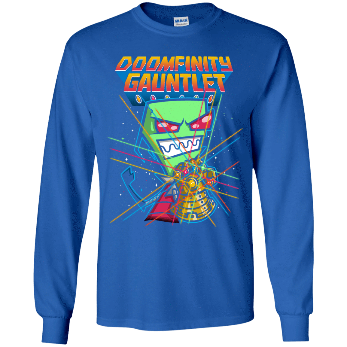 T-Shirts Royal / YS DOOMFINITY Youth Long Sleeve T-Shirt