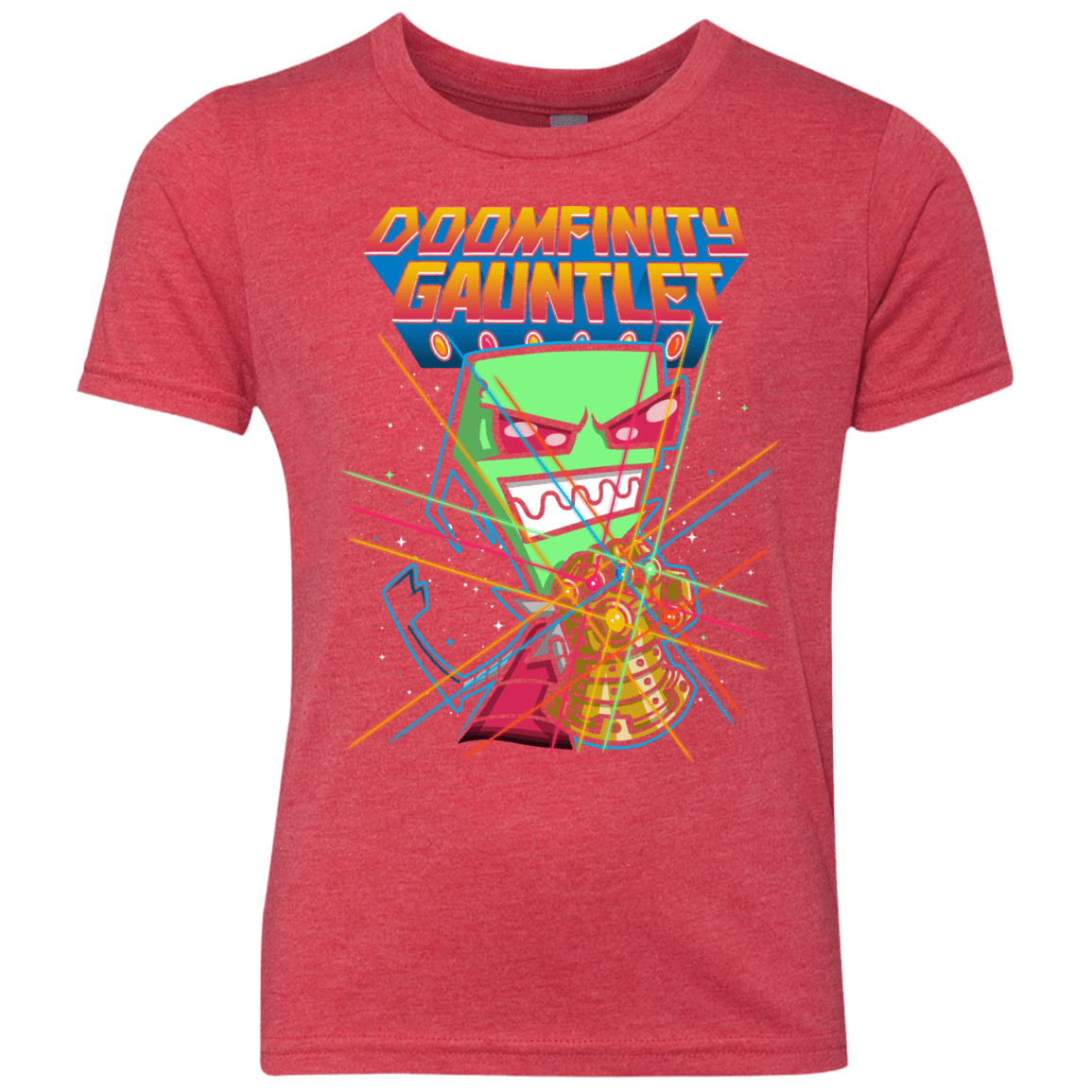 T-Shirts Vintage Red / YXS DOOMFINITY Youth Triblend T-Shirt