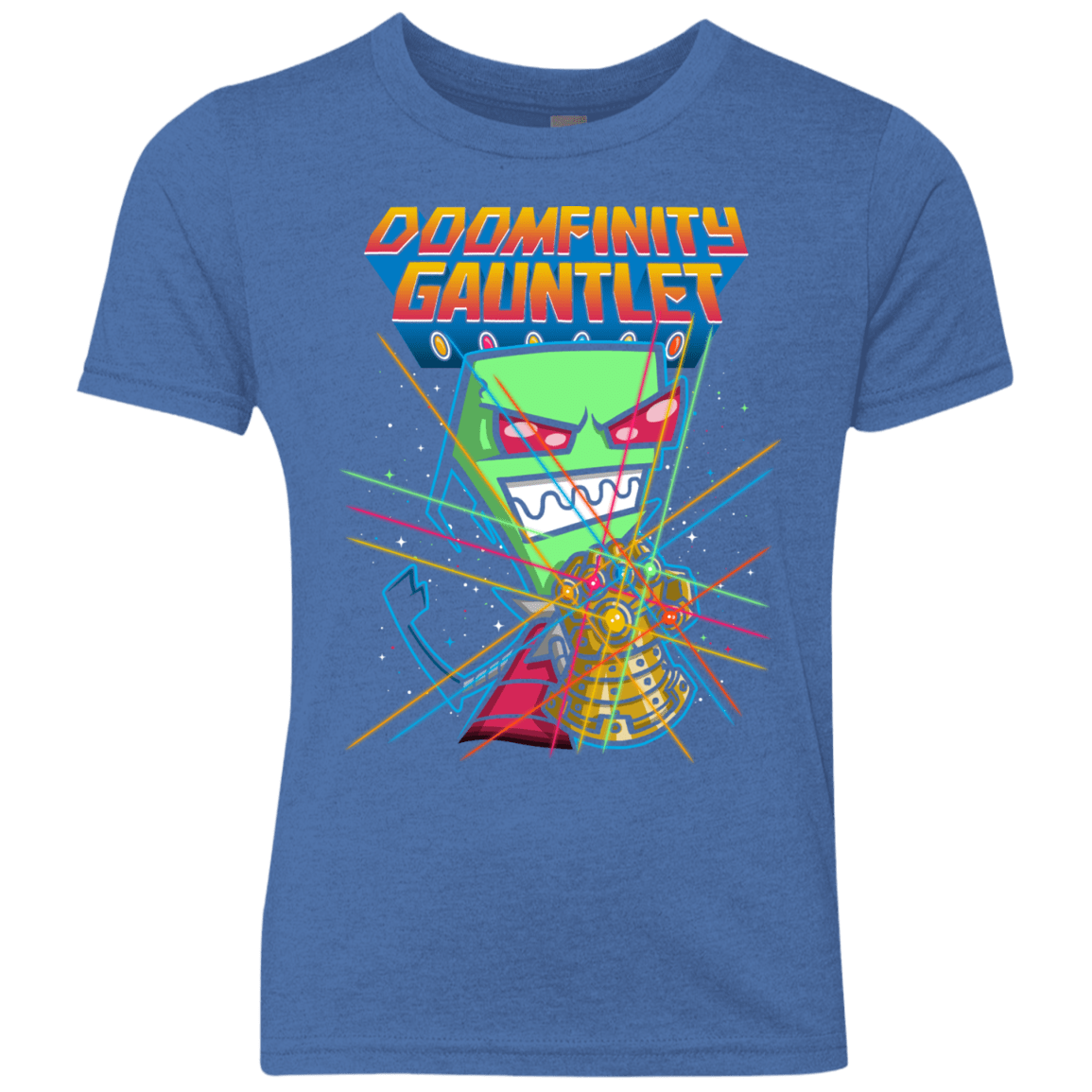 T-Shirts Vintage Royal / YXS DOOMFINITY Youth Triblend T-Shirt