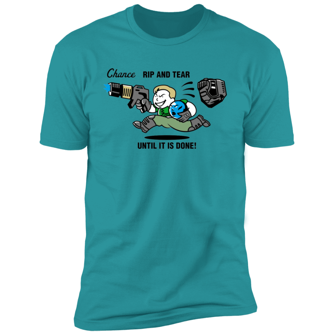 T-Shirts Tahiti Blue / S Doompoly Men's Premium T-Shirt