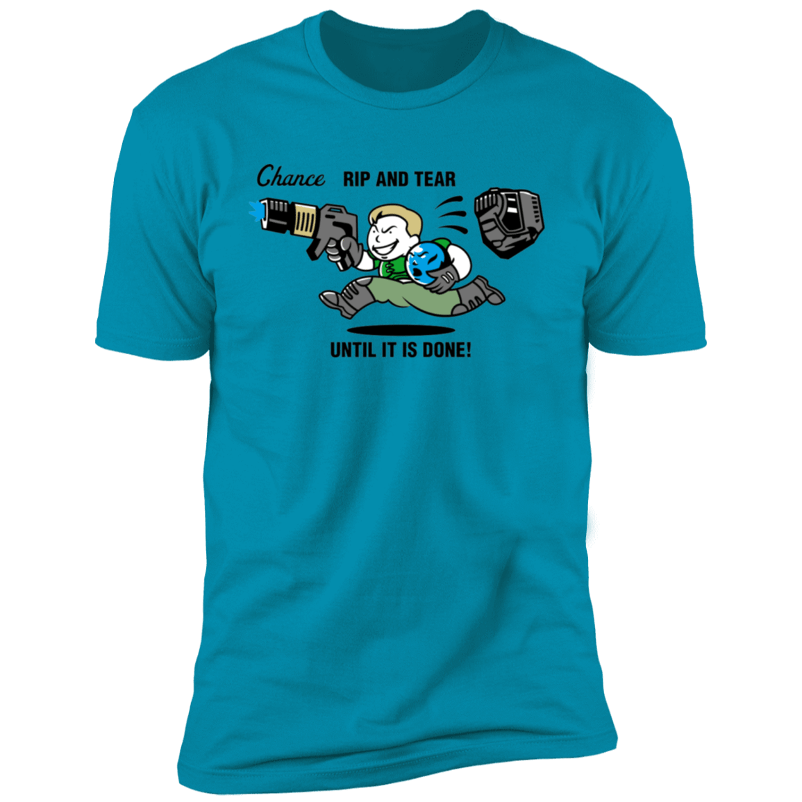 T-Shirts Turquoise / S Doompoly Men's Premium T-Shirt