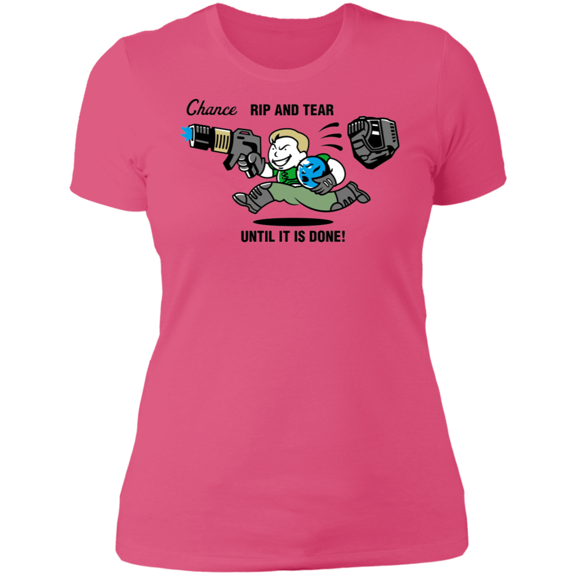 T-Shirts Hot Pink / S Doompoly Women's Premium T-Shirt
