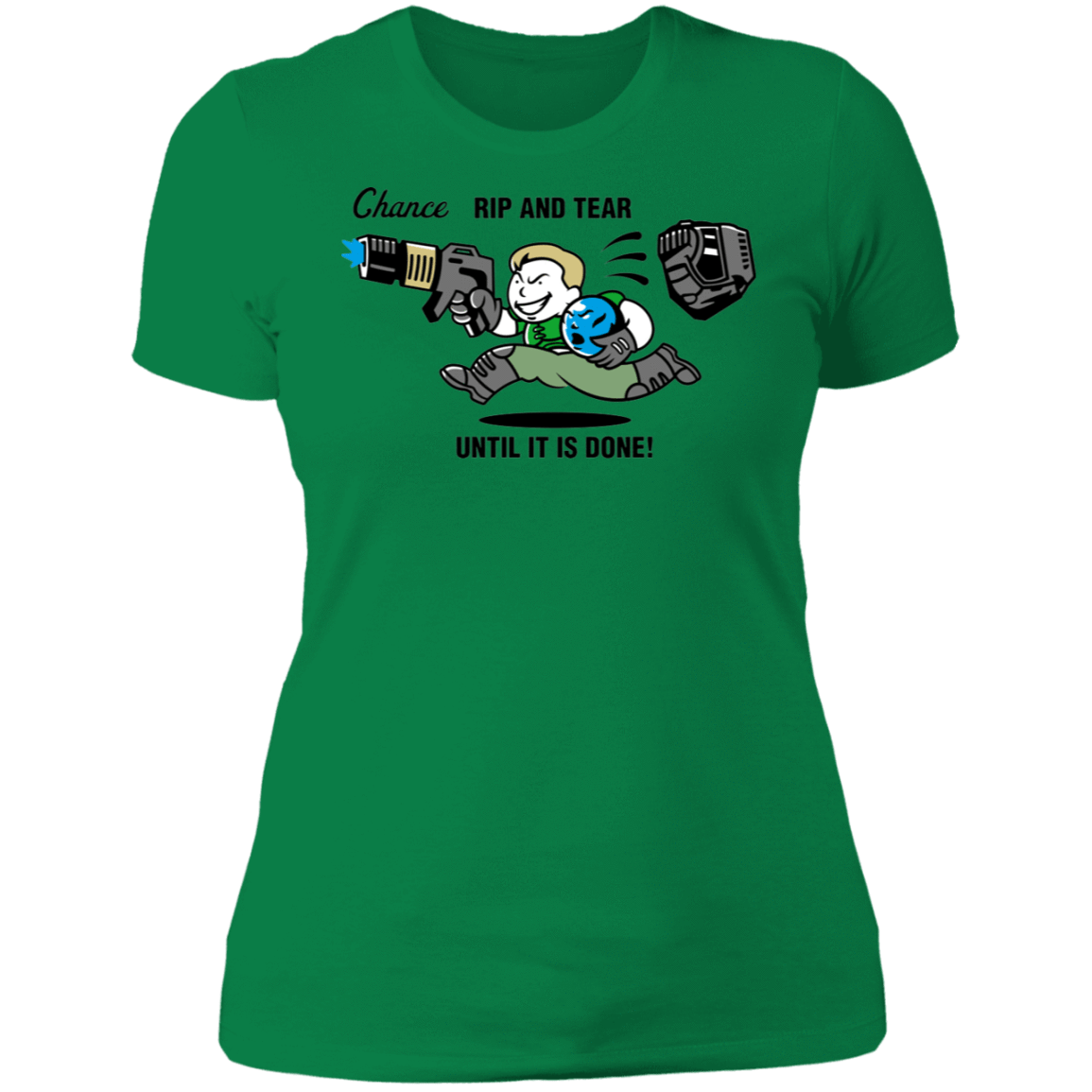T-Shirts Kelly Green / S Doompoly Women's Premium T-Shirt