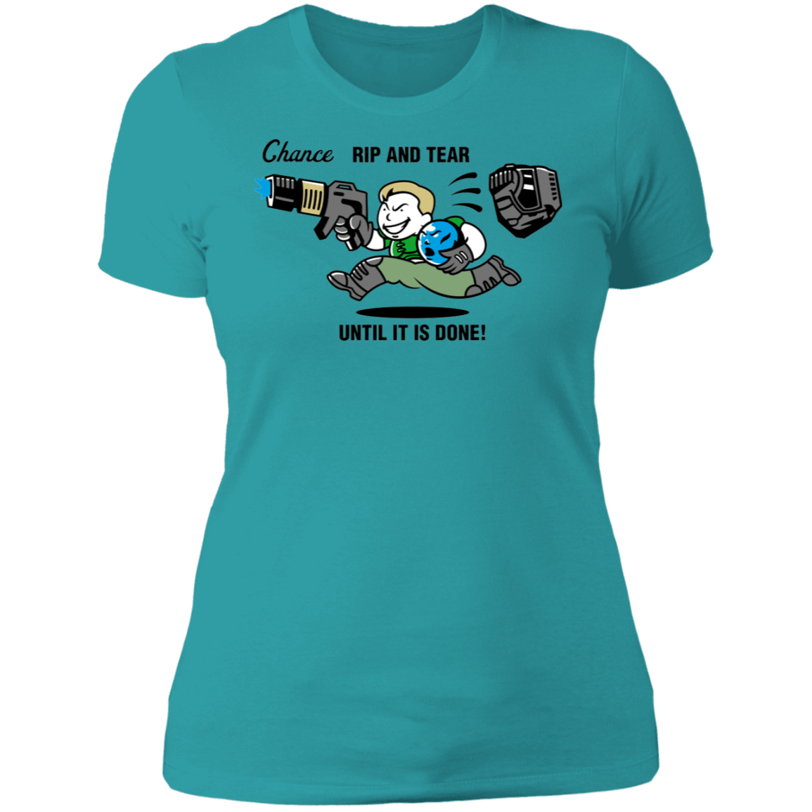 T-Shirts Tahiti Blue / S Doompoly Women's Premium T-Shirt