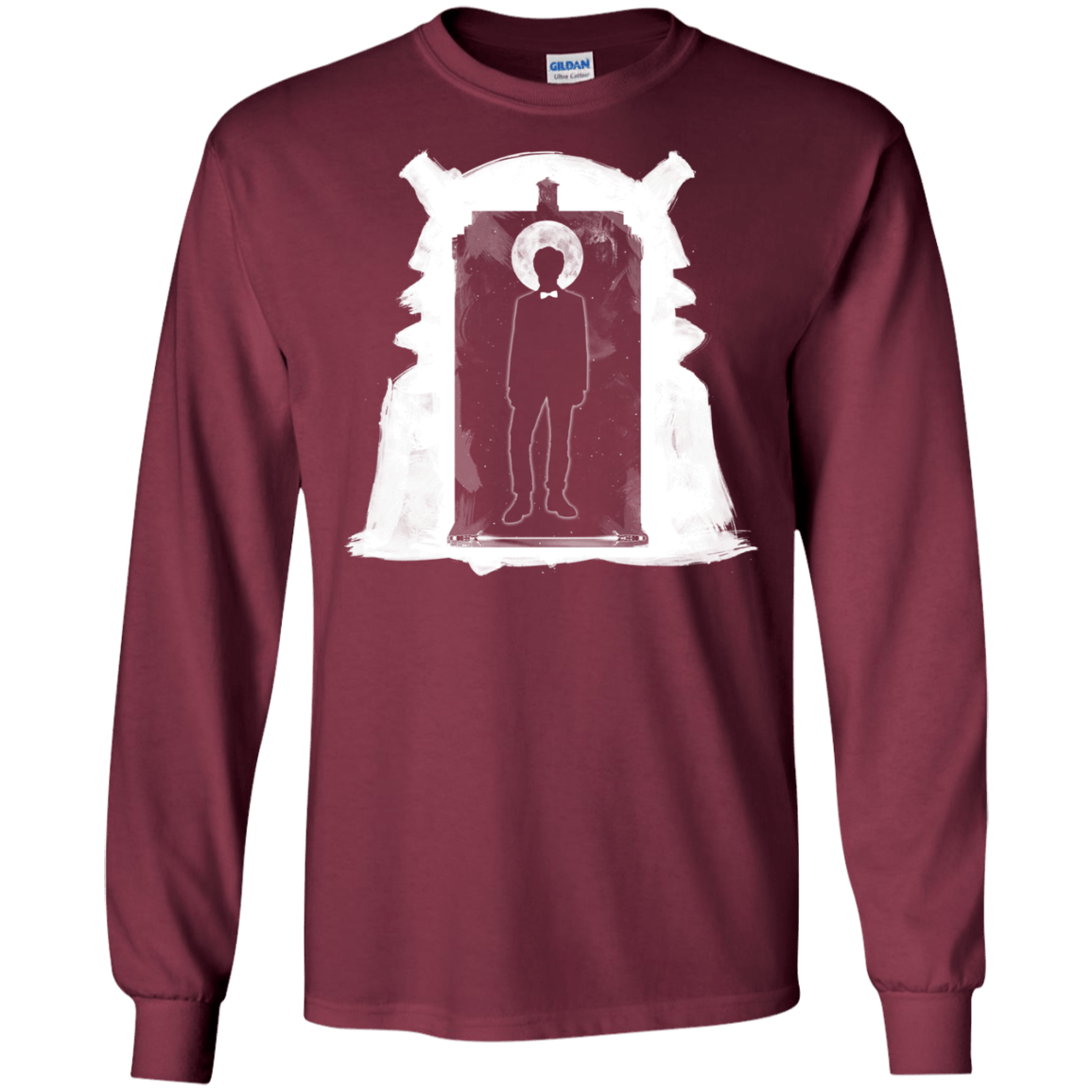 T-Shirts Maroon / S Doorway Whoniverse Men's Long Sleeve T-Shirt