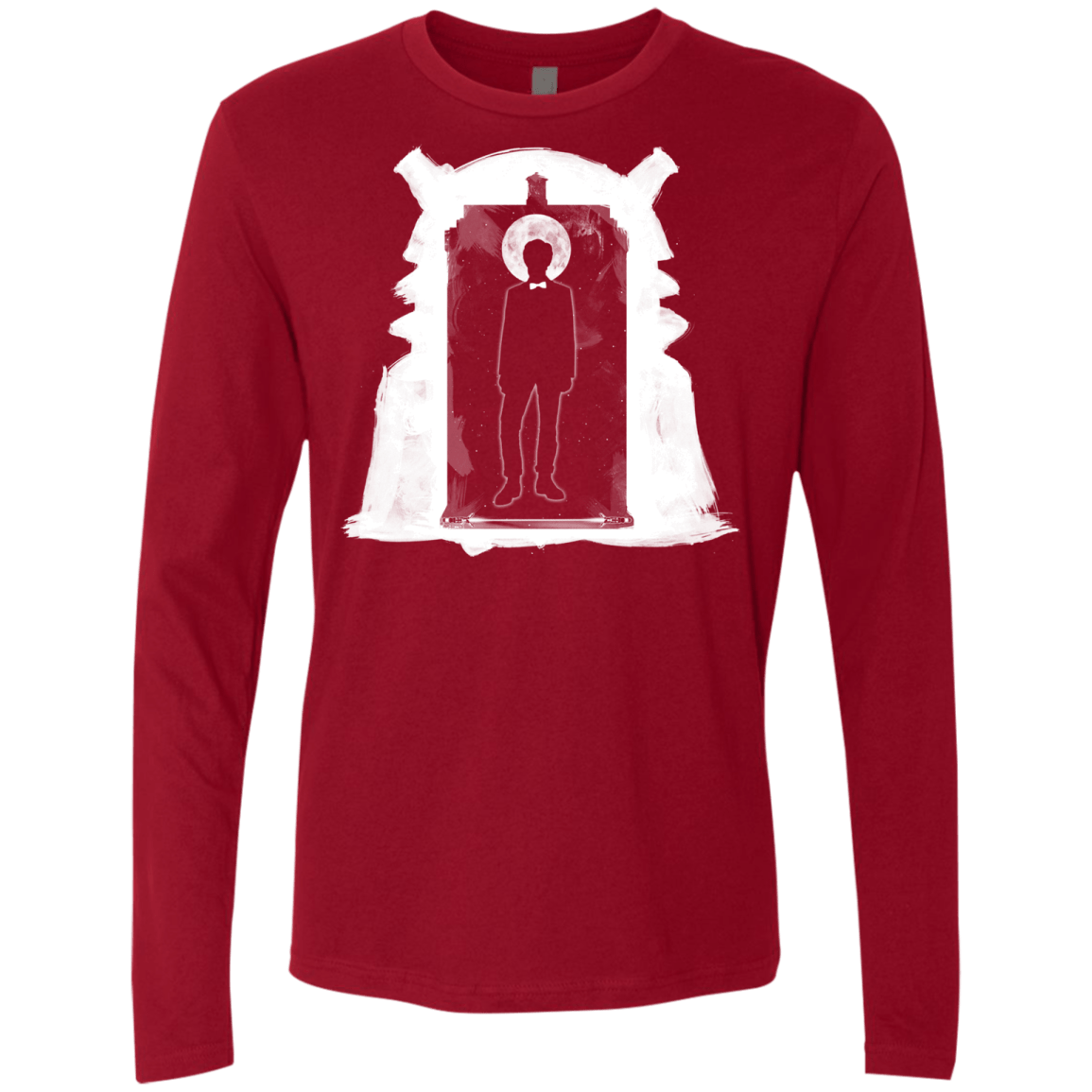 T-Shirts Cardinal / S Doorway Whoniverse Men's Premium Long Sleeve