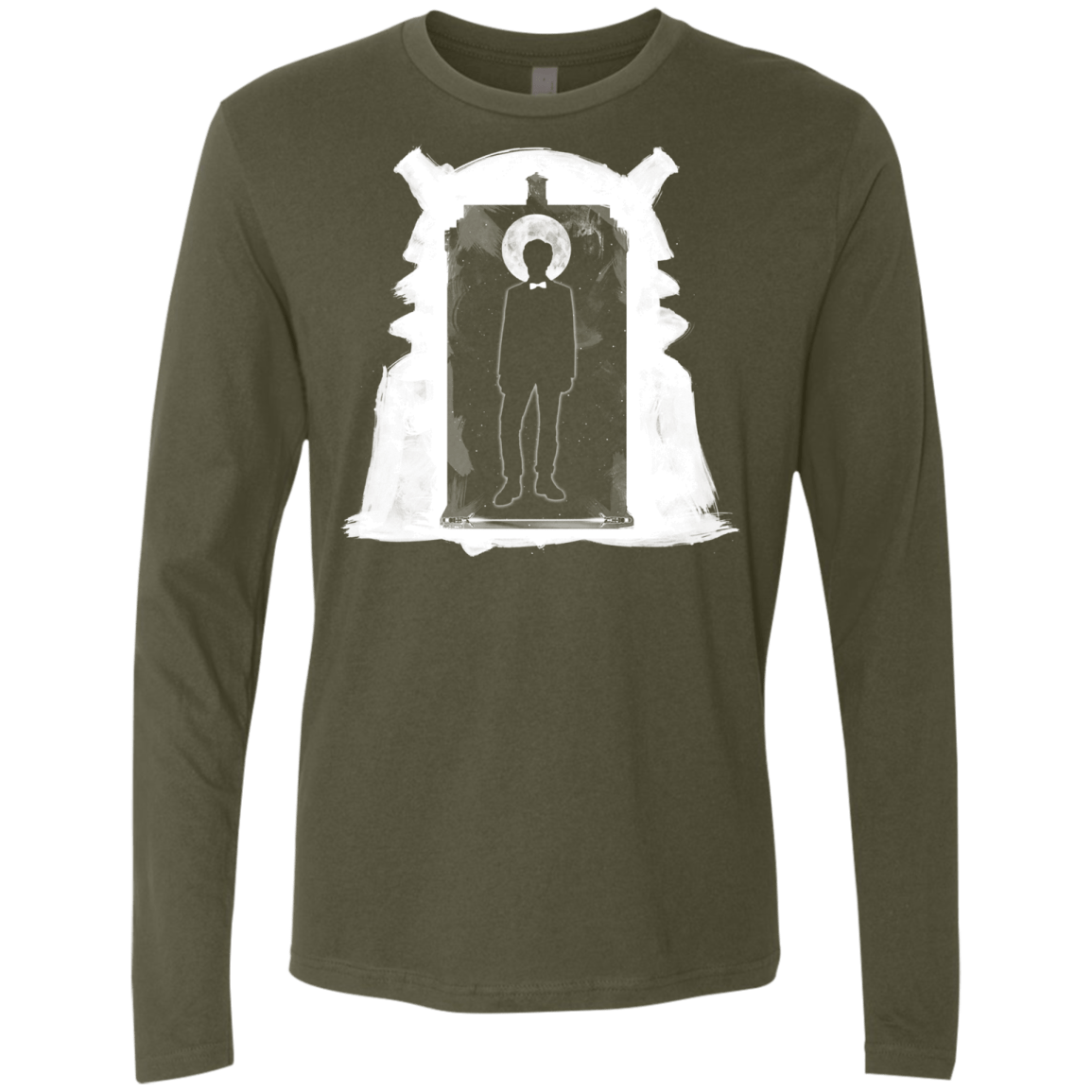 T-Shirts Military Green / S Doorway Whoniverse Men's Premium Long Sleeve