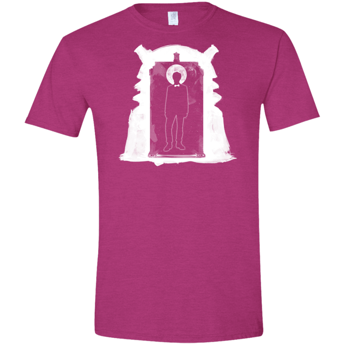 T-Shirts Antique Heliconia / S Doorway Whoniverse Men's Semi-Fitted Softstyle