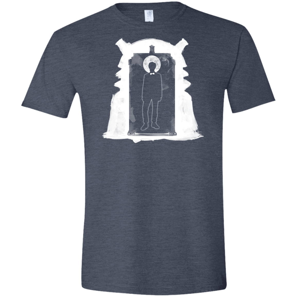 T-Shirts Heather Navy / S Doorway Whoniverse Men's Semi-Fitted Softstyle