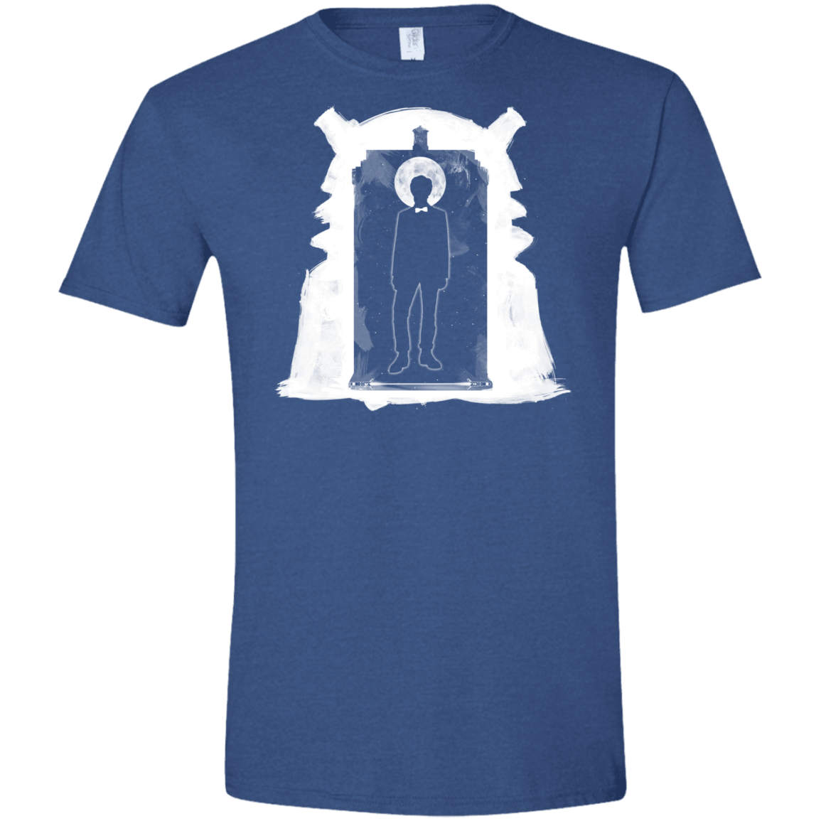 T-Shirts Heather Royal / X-Small Doorway Whoniverse Men's Semi-Fitted Softstyle