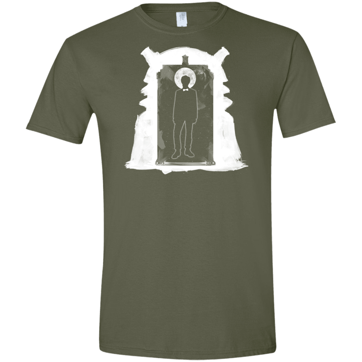 T-Shirts Military Green / S Doorway Whoniverse Men's Semi-Fitted Softstyle