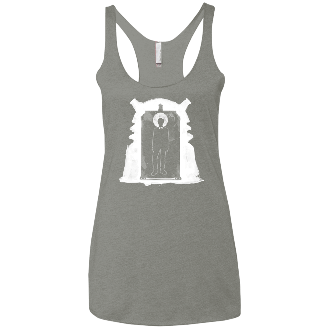 T-Shirts Venetian Grey / X-Small Doorway Whoniverse Women's Triblend Racerback Tank