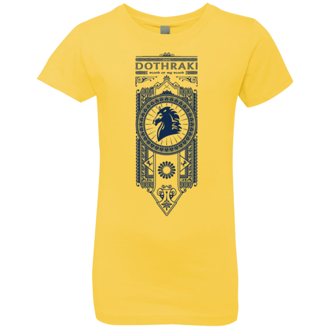 T-Shirts Vibrant Yellow / YXS Dothraki Girls Premium T-Shirt