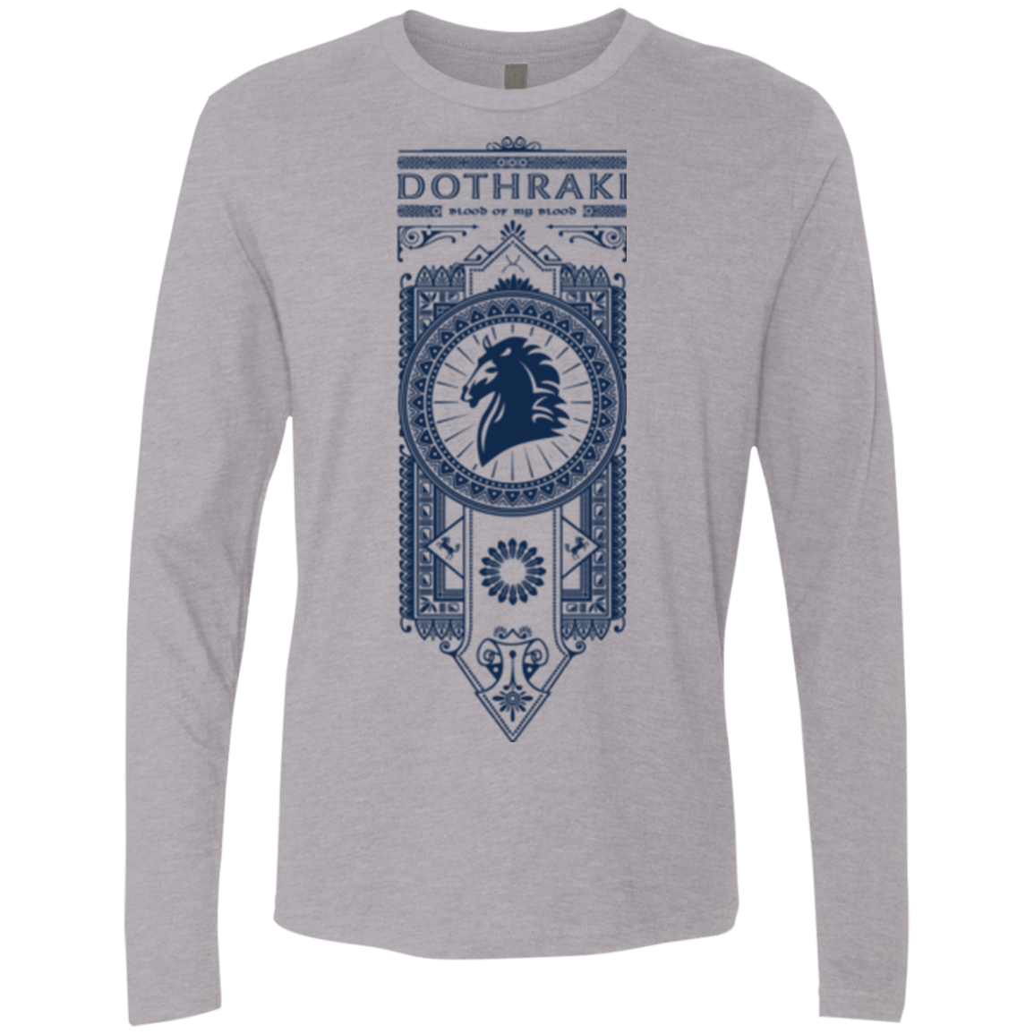 T-Shirts Heather Grey / Small Dothraki Men's Premium Long Sleeve