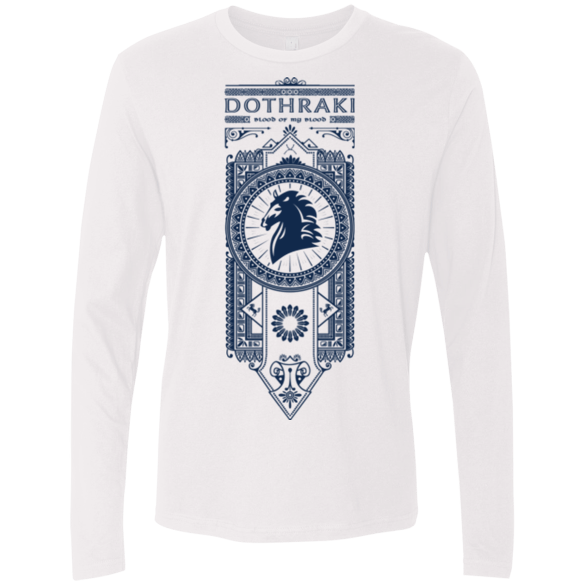 T-Shirts White / Small Dothraki Men's Premium Long Sleeve