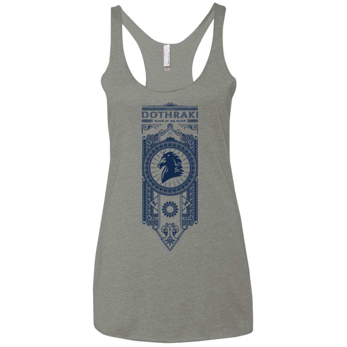 T-Shirts Venetian Grey / X-Small Dothraki Women's Triblend Racerback Tank
