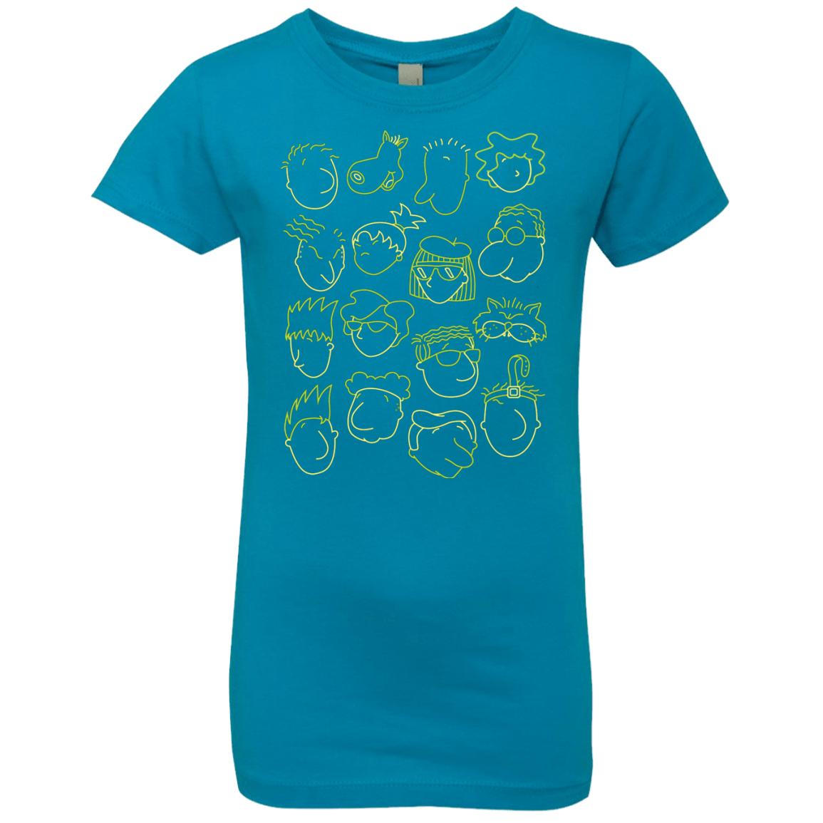 T-Shirts Turquoise / YXS DOUG Girls Premium T-Shirt