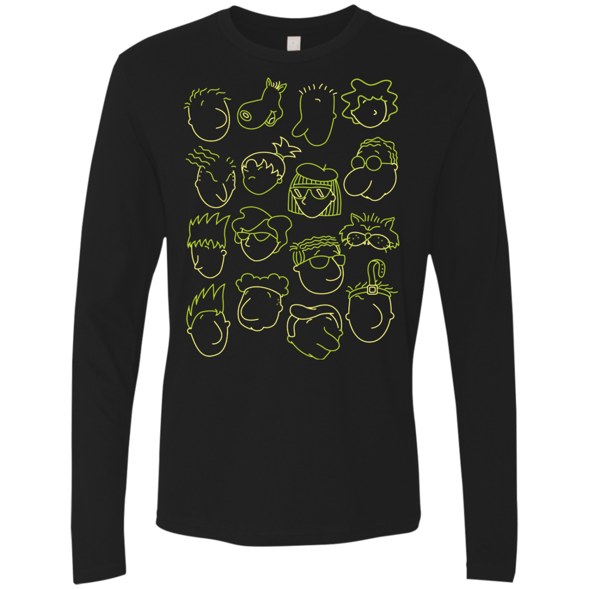 T-Shirts Black / S DOUG Men's Premium Long Sleeve