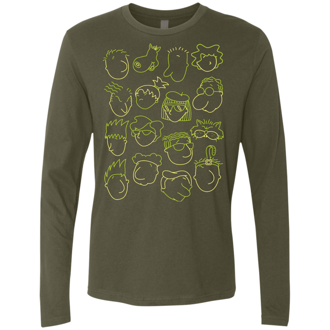 T-Shirts Military Green / S DOUG Men's Premium Long Sleeve