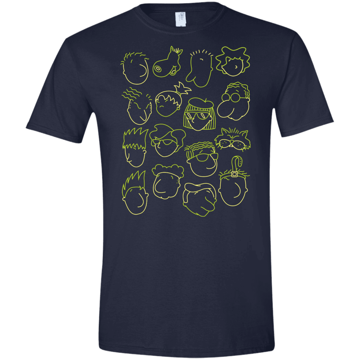 T-Shirts Navy / X-Small DOUG Men's Semi-Fitted Softstyle