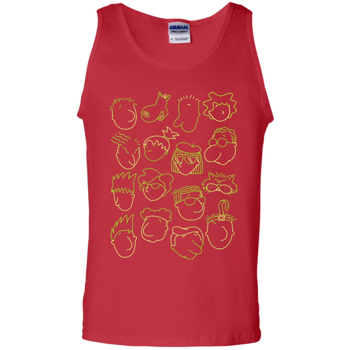 T-Shirts Red / S DOUG Men's Tank Top