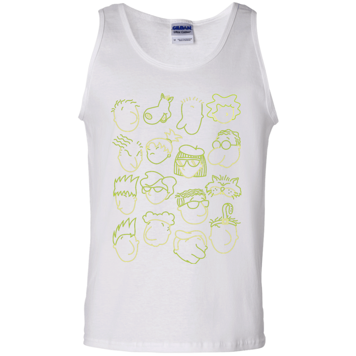 T-Shirts White / S DOUG Men's Tank Top