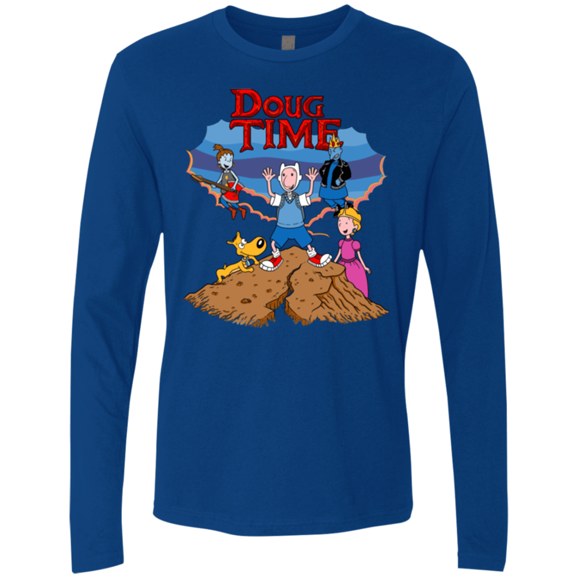 T-Shirts Royal / Small Doug Time Men's Premium Long Sleeve