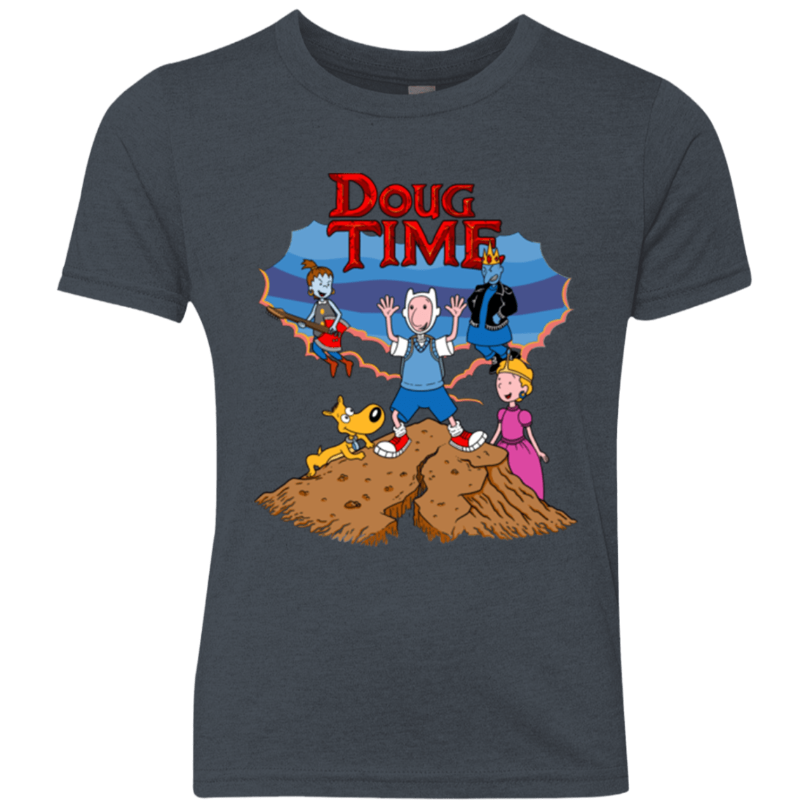 T-Shirts Vintage Navy / YXS Doug Time Youth Triblend T-Shirt