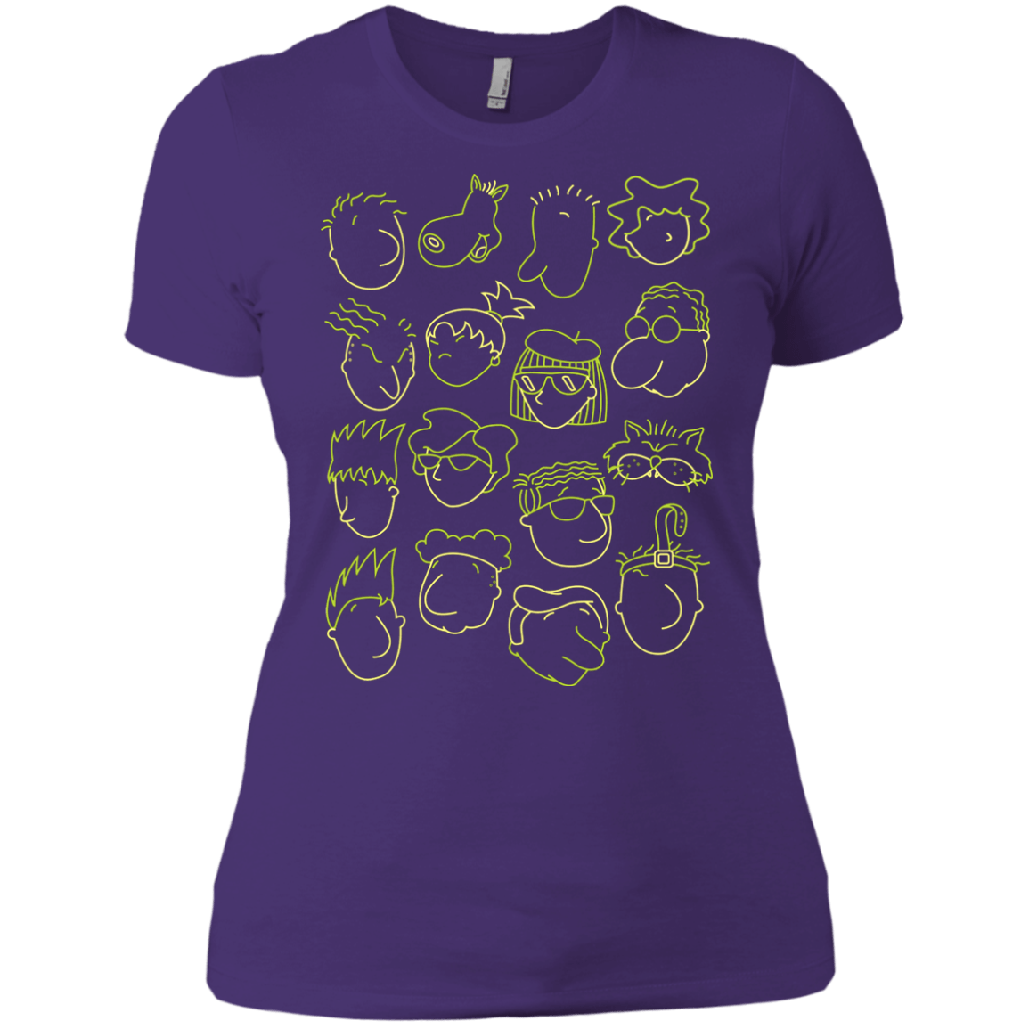 T-Shirts Purple Rush/ / X-Small DOUG Women's Premium T-Shirt